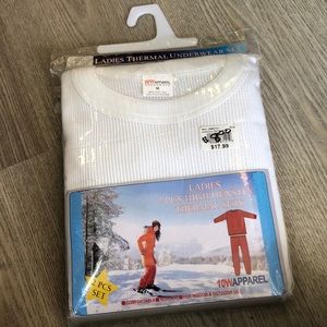 ladies thermal underwear set